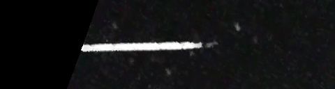 Unprocessed fireball image