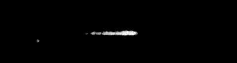 Processed fireball image