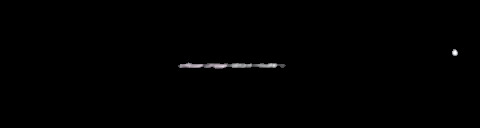 Processed fireball image