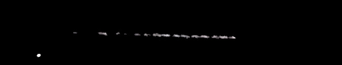 Processed fireball image