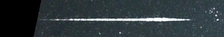 Unprocessed fireball image