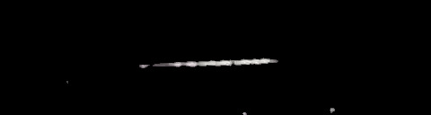 Processed fireball image