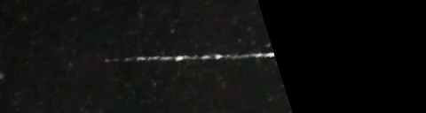 Unprocessed fireball image