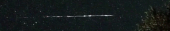 Unprocessed fireball image