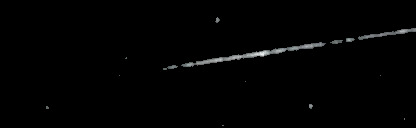 Processed fireball image