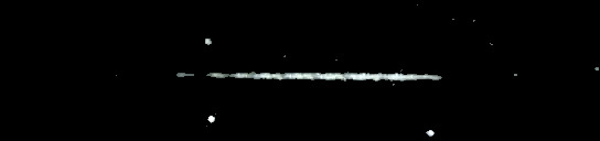 Processed fireball image