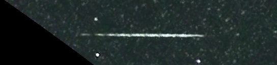 Unprocessed fireball image