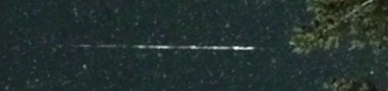 Unprocessed fireball image