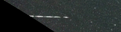 Unprocessed fireball image