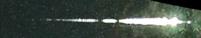 Unprocessed fireball image