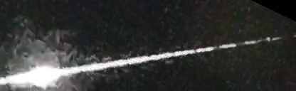 Unprocessed fireball image