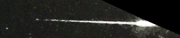 Unprocessed fireball image