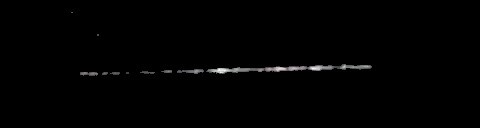 Processed fireball image