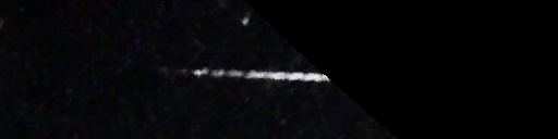 Unprocessed fireball image