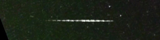 Unprocessed fireball image