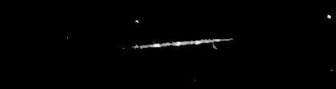 Processed fireball image
