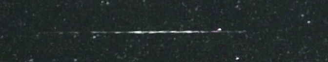 Unprocessed fireball image