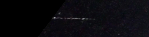 Unprocessed fireball image