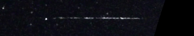 Unprocessed fireball image