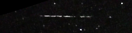 Unprocessed fireball image