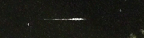Unprocessed fireball image