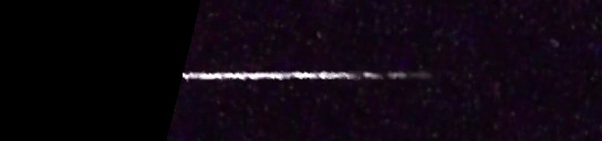 Unprocessed fireball image