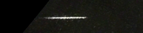 Unprocessed fireball image