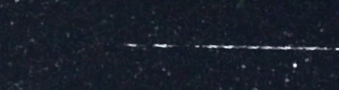 Unprocessed fireball image