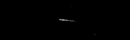 Processed fireball image