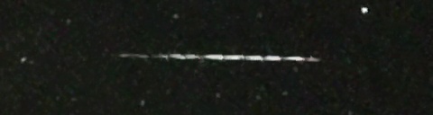 Unprocessed fireball image