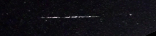 Unprocessed fireball image