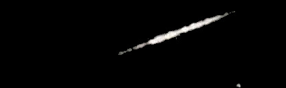 Processed fireball image