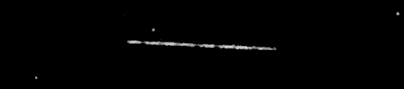 Processed fireball image