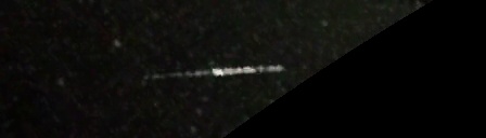 Unprocessed fireball image