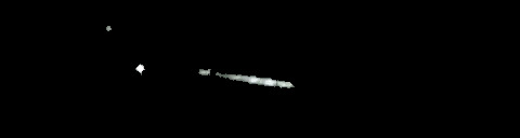 Processed fireball image