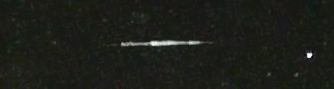 Unprocessed fireball image