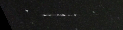 Unprocessed fireball image