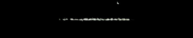 Processed fireball image