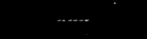 Processed fireball image