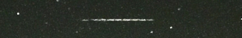 Unprocessed fireball image