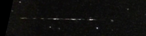 Unprocessed fireball image