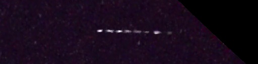 Unprocessed fireball image