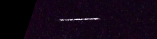 Unprocessed fireball image