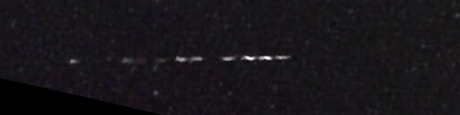 Unprocessed fireball image