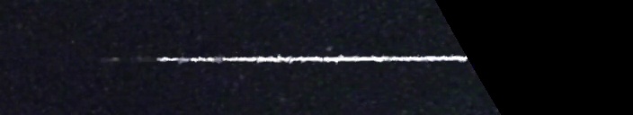 Unprocessed fireball image