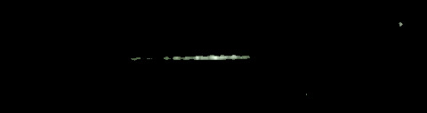 Processed fireball image