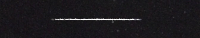 Unprocessed fireball image