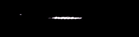 Processed fireball image
