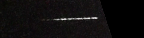 Unprocessed fireball image