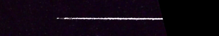 Unprocessed fireball image